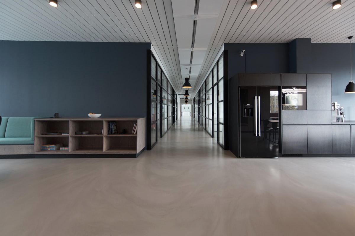 Modern open office for multi-location teams